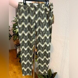 Henry & Belle Lila skinny ankle spruce ethnic pants size 29